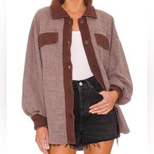 Free People Maroon Shaket, size S